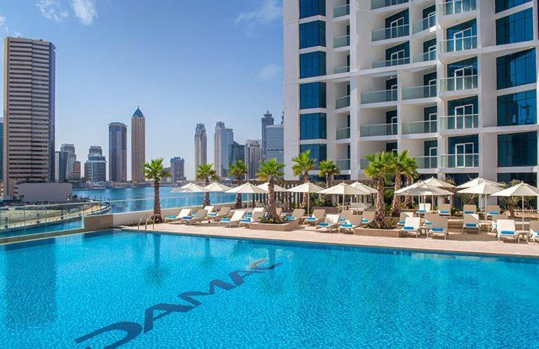 Damac Maison Prive Deluxe Studio With Burj-Khalifa View ดูไบ ภายนอก รูปภาพ