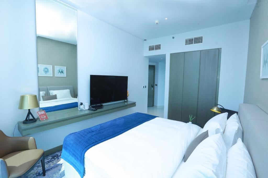 Damac Maison Prive Deluxe Studio With Burj-Khalifa View ดูไบ ภายนอก รูปภาพ