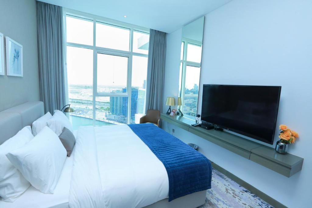 Damac Maison Prive Deluxe Studio With Burj-Khalifa View ดูไบ ภายนอก รูปภาพ